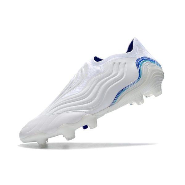 Chaussures adidas Copa Sense+ FG Blanc Bleu Hi Res Indigo