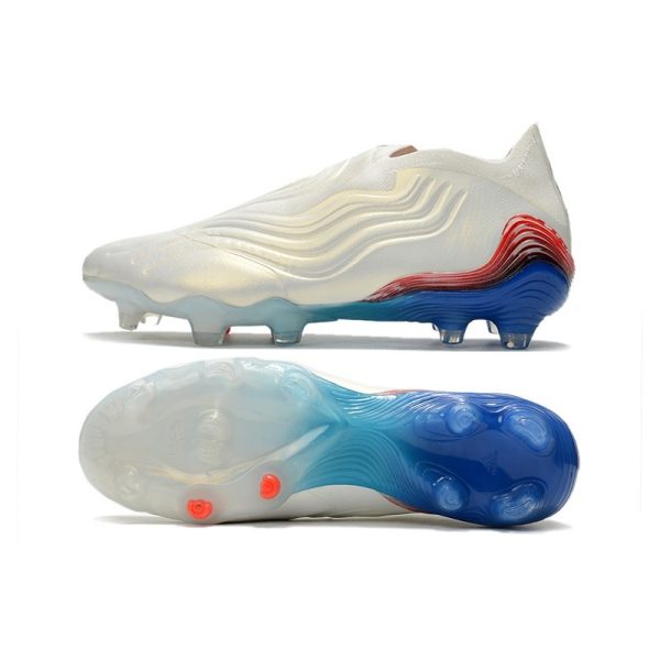 Chaussures adidas Copa Sense+ FG Blanc Bleu Rouge