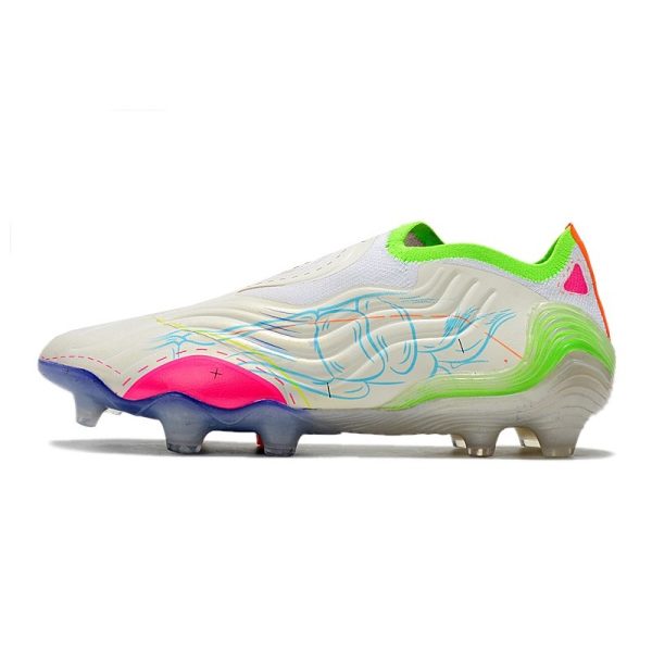 Chaussures adidas Copa Sense+ FG Inner Life - Blanc Jaune Rose ÉDITION LIMITÉE