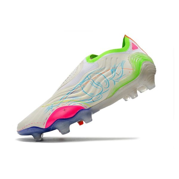 Chaussures adidas Copa Sense+ FG Inner Life - Blanc Jaune Rose ÉDITION LIMITÉE