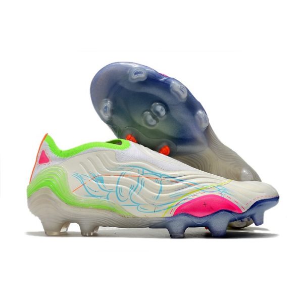 Chaussures adidas Copa Sense+ FG Inner Life - Blanc Jaune Rose ÉDITION LIMITÉE