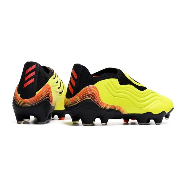 Chaussures adidas Copa Sense+ FG Jaune Solaire Equipe Rouge Solaire Noir