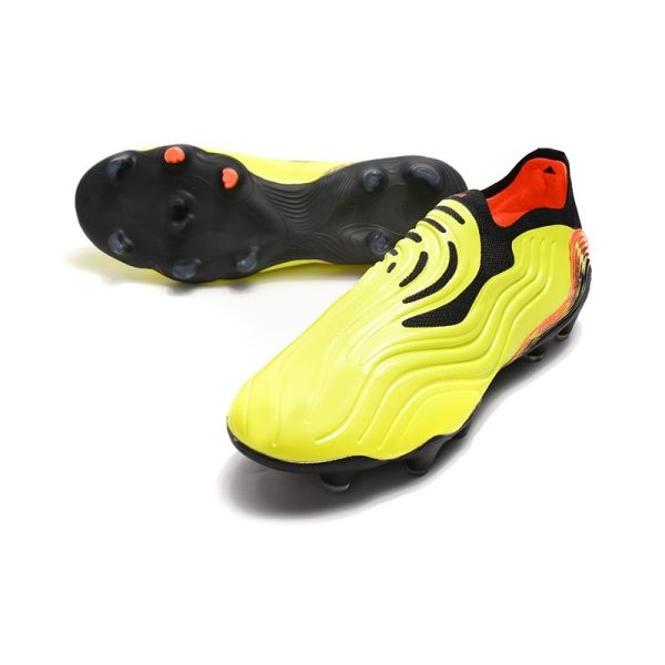 Chaussures adidas Copa Sense+ FG Jaune Solaire Equipe Rouge Solaire Noir