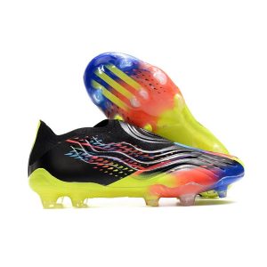Chaussures adidas Copa Sense+ FG Noir Cyan Vif Jaune Solaire Equipe