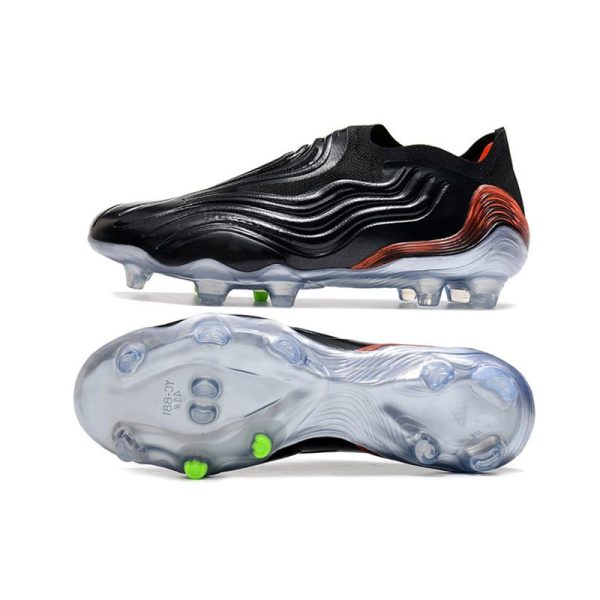 Chaussures adidas Copa Sense+ FG Noir Rouge Solaire Vert Solaire Equipe