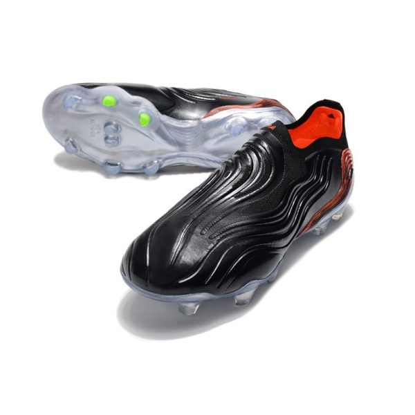 Chaussures adidas Copa Sense+ FG Noir Rouge Solaire Vert Solaire Equipe