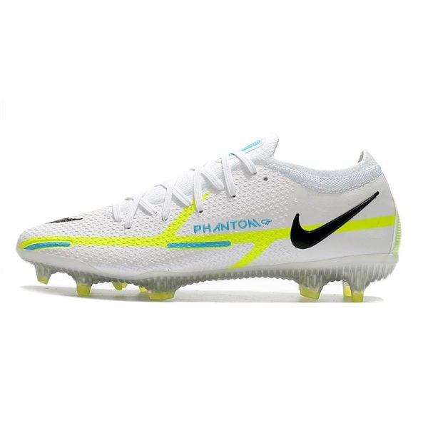 Crampon Nike Phantom GT2 Elite FG Ballon Gris Bleu Foncé Marina