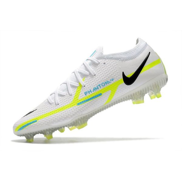Crampon Nike Phantom GT2 Elite FG Ballon Gris Bleu Foncé Marina
