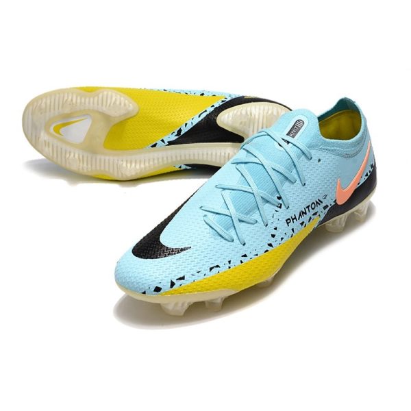 Crampon Nike Phantom GT2 Elite FG Glacie Ice Noir Jaune Strike