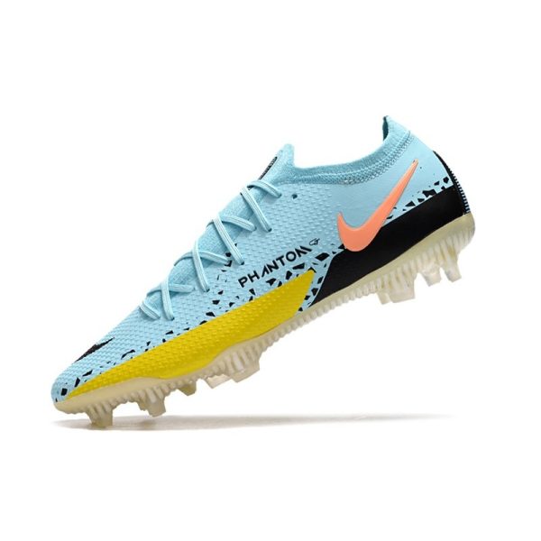 Crampon Nike Phantom GT2 Elite FG Glacie Ice Noir Jaune Strike
