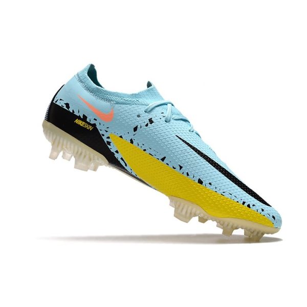 Crampon Nike Phantom GT2 Elite FG Glacie Ice Noir Jaune Strike