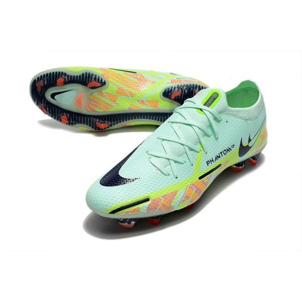 Crampon Nike Phantom GT2 Elite FG Menthe Mousse Noirened Bleu Fantôme
