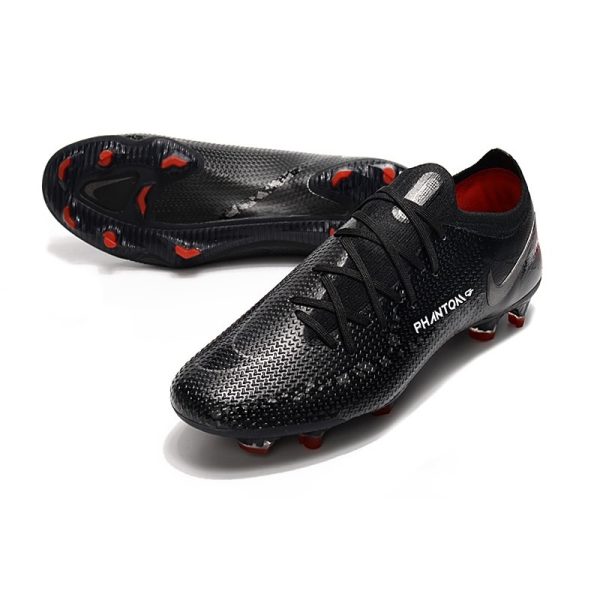 Crampon Nike Phantom GT2 Elite FG Noir Gris Fumé Summit Blanc