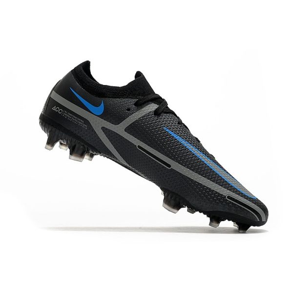 Crampon Nike Phantom GT2 Elite FG Renew - Noir Gris Acier
