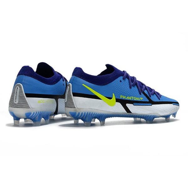 Crampon Nike Phantom GT2 Elite FG Sapphire Volt Gris Brouillard Bleu