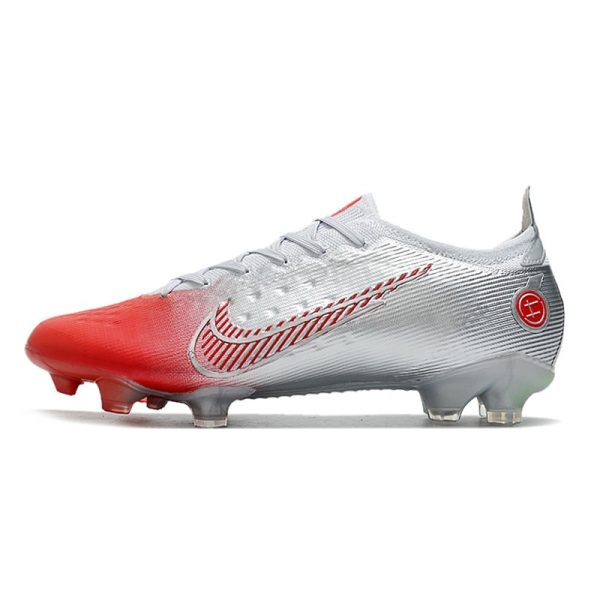 Crampons Nike Mercurial Vapor 14 Elite FG Leroy Sané Argent Rouge