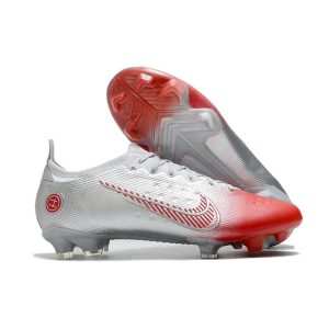 Crampons Nike Mercurial Vapor 14 Elite FG Leroy Sané Argent Rouge
