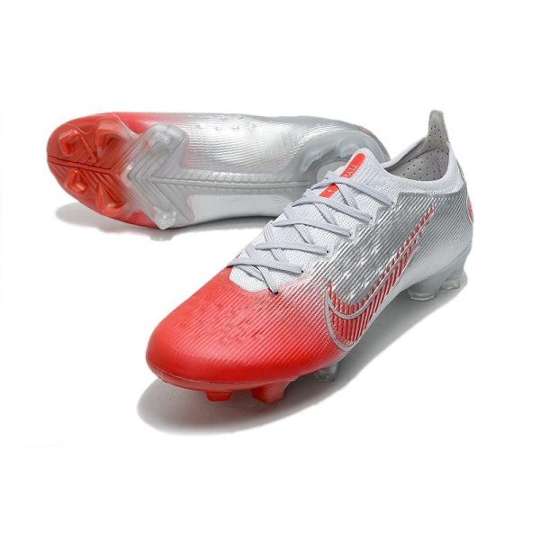 Crampons Nike Mercurial Vapor 14 Elite FG Leroy Sané Argent Rouge