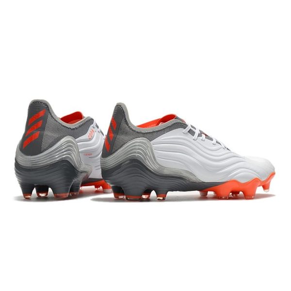 Crampons adidas Copa Sense.1 FG Blanc Rouge Solaire Acier Métallique