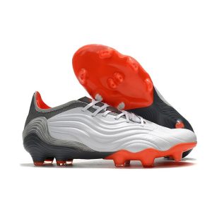 Crampons adidas Copa Sense.1 FG Blanc Rouge Solaire Acier Métallique