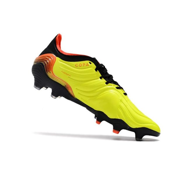 Crampons adidas Copa Sense.1 FG Jaune Solaire Equipe Rouge Solaire Noir