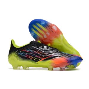 Crampons adidas Copa Sense.1 FG Noir Cyan Vif Jaune Solaire Equipe