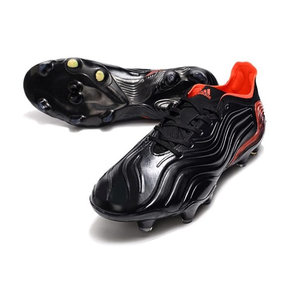Crampons adidas Copa Sense.1 FG Noir Rouge Solaire Vert Solaire Equipe