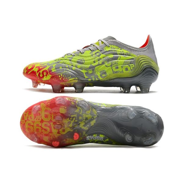 Crampons adidas Copa Sense.1 FG Onix Tansparent Blanc Jaune Solaire