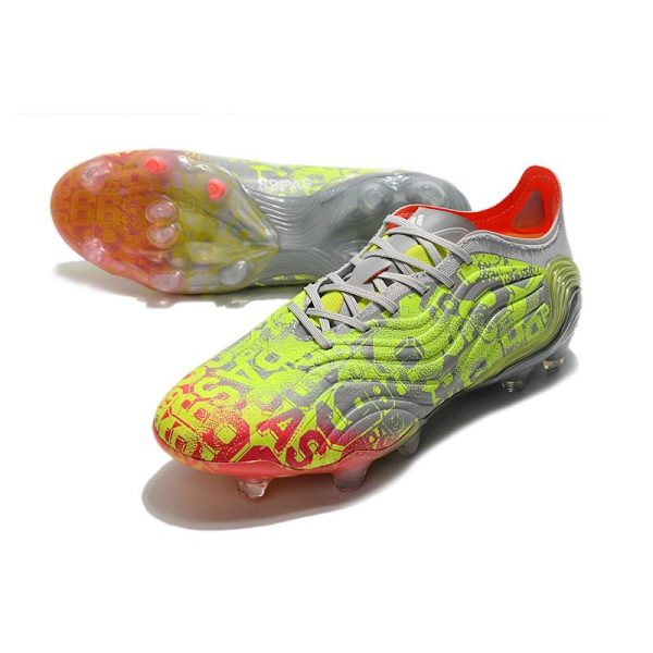 Crampons adidas Copa Sense.1 FG Onix Tansparent Blanc Jaune Solaire
