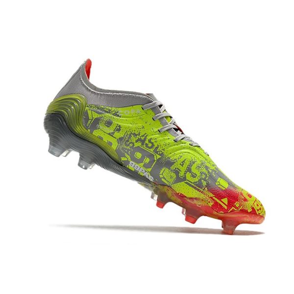 Crampons adidas Copa Sense.1 FG Onix Tansparent Blanc Jaune Solaire