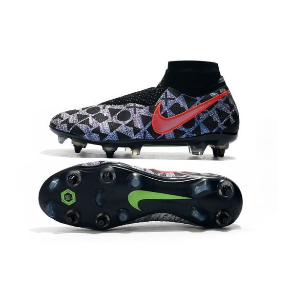 Neymar Nike Phantom VSN Elite DF SG-Pro AC Noir Rouge Argent
