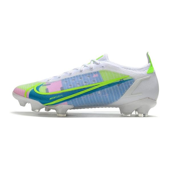 Nike Mercurial Vapor 14 Elite FG Neuf Blanc Bleu Vert