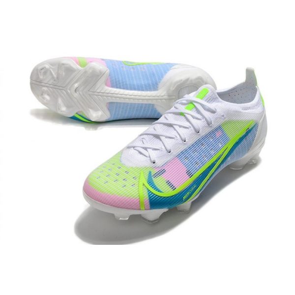 Nike Mercurial Vapor 14 Elite FG Neuf Blanc Bleu Vert