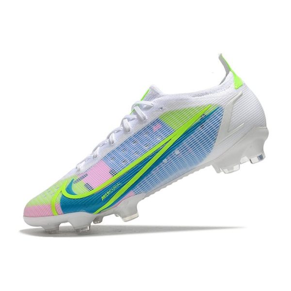 Nike Mercurial Vapor 14 Elite FG Neuf Blanc Bleu Vert