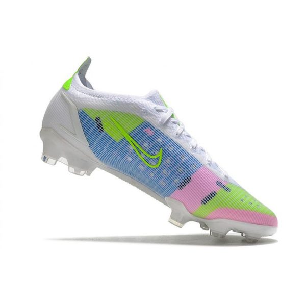 Nike Mercurial Vapor 14 Elite FG Neuf Blanc Bleu Vert