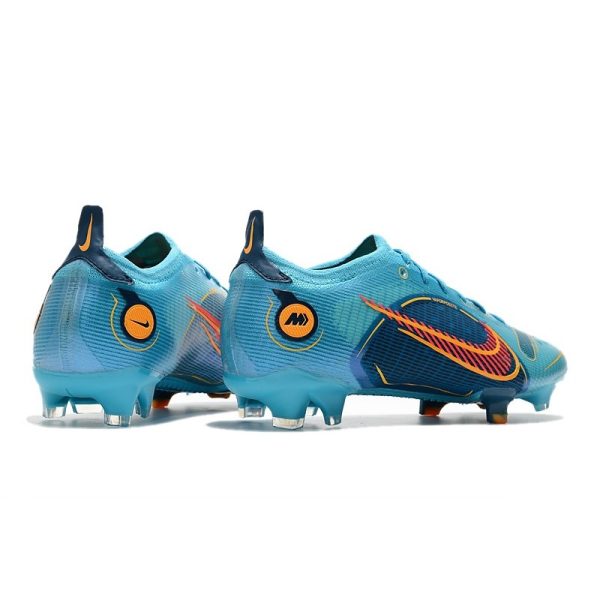 Nike Mercurial Vapor 14 Elite FG Neuf Bleu Chlorine Orange Laser Marina