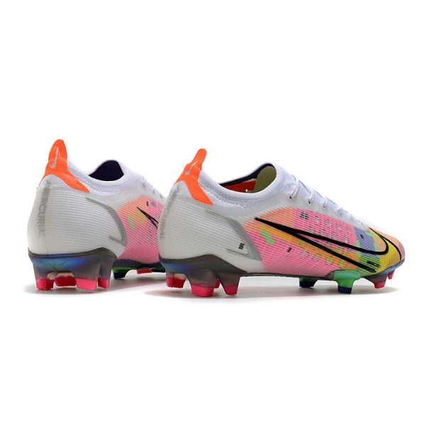 Nike Mercurial Vapor 14 Elite FG Nouveau Blanc Argent Métallique Raison Foncé