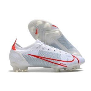 Crampons de football Nike Mercurial Vapor 14 Elite FG Nouveau Blanc Rouge