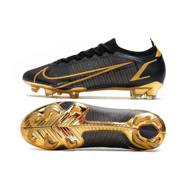 Nike Mercurial Vapor 14 Elite FG Nouveau Noir Or