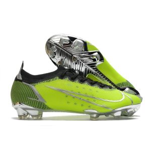 Crampons de football Nike Mercurial Vapor 14 Elite FG Nouveau Vert Argent