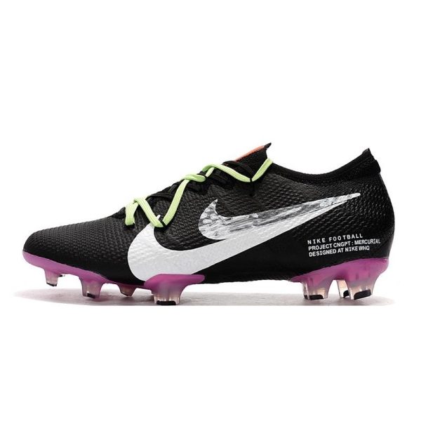 Nike Mercurial Vapor XIII 360 Elite FG Neuf Crampon Noir Violet Blanc