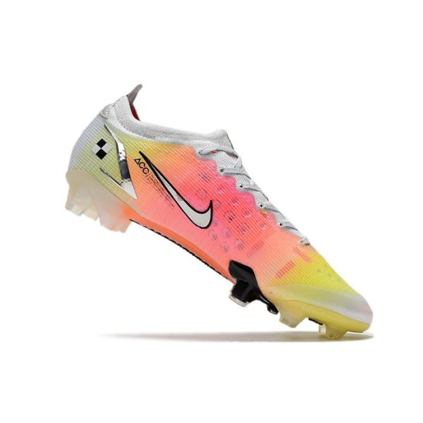Nike Mercurial Vapor XIV Elite Fg Blanc Noir Carmin Rose