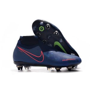 Chaussures Nike Phantom VSN Elite DF SG-Pro AC Bleu Rouge