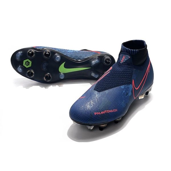 Nike Phantom VSN Elite DF SG-Pro AC Bleu Rouge