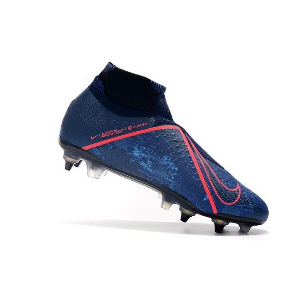 Nike Phantom VSN Elite DF SG-Pro AC Bleu Rouge