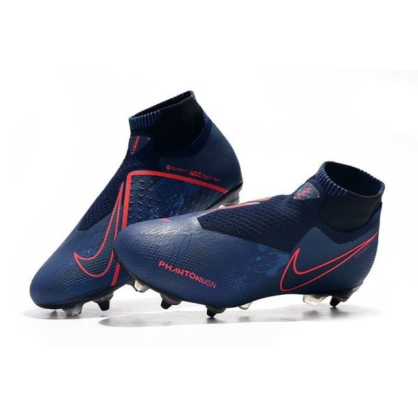 Nike Phantom VSN Elite DF SG-Pro AC Bleu Rouge