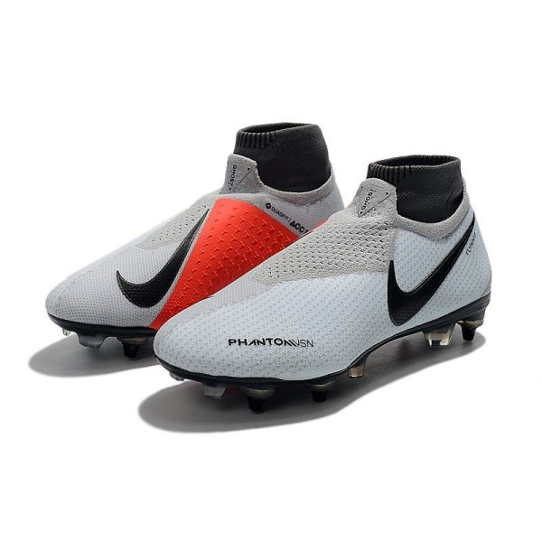 Nike Phantom VSN Elite DF SG-Pro AC Gris Rouge