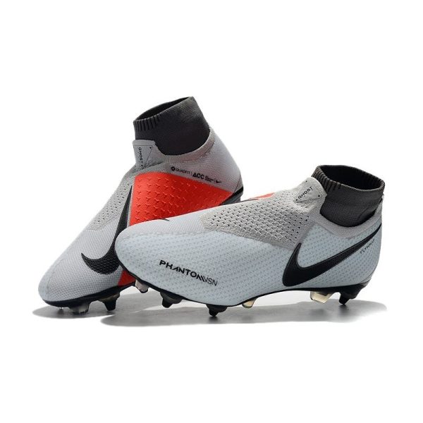 Nike Phantom VSN Elite DF SG-Pro AC Gris Rouge
