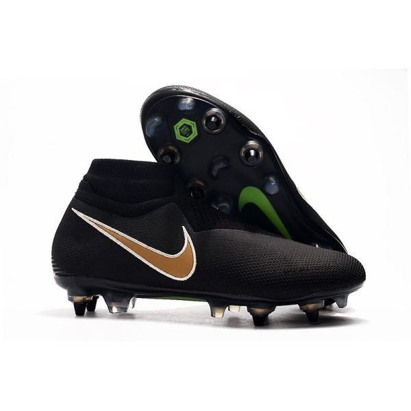 Chaussures Nike Phantom VSN Elite DF SG-Pro AC Noir Or