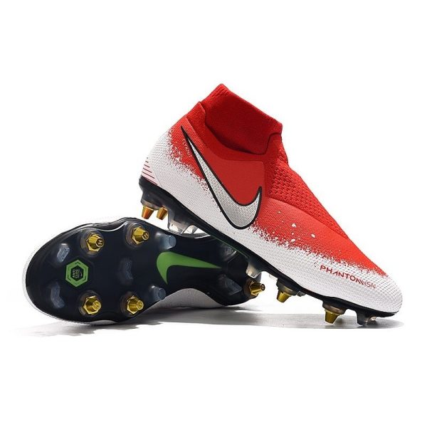 Nike Phantom VSN Elite DF SG-Pro AC Rouge Blanc Argent